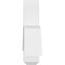 Ekena Millwork Bellingham Architectural Grade PVC Gable Bracket, 36"W x 13 1/2"H x 4"D x 4"F, 9/12 Pitch GBP036X14X0404BEL00 - alternate 2